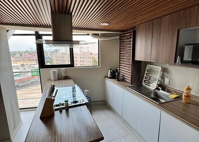 2br Terrace - 10 Min To Estadio Azteca México DF
