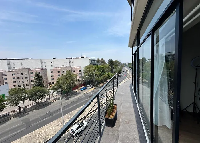 Apartamento 2br Terrace - 10 Min To Estadio Azteca México DF